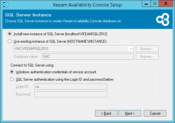 Configure SQL parameters
