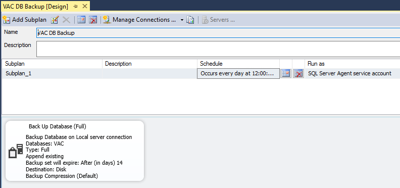 SQL Maintenance Plan