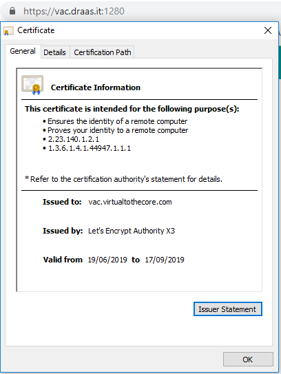 Reseller certificate